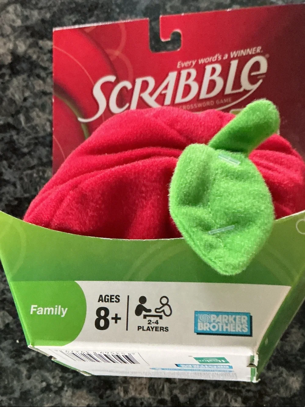 Family Game Bundle Apple Scrabble, Bananagrams, Peach Pairs Travel